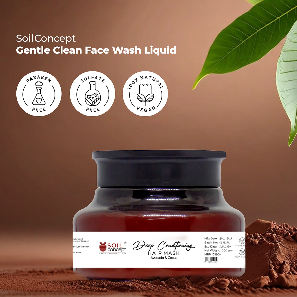 Thumbnail: Soil Concept- Avocado Cocoa Deep Conditioning Hair Mask - 200 gm