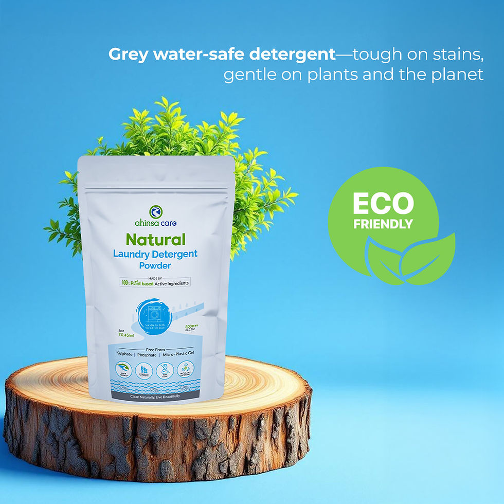 Thumbnail: Ahinsa Care Natural Laundry Detergent Powder 800g | Plant-Based | Chemical-Free