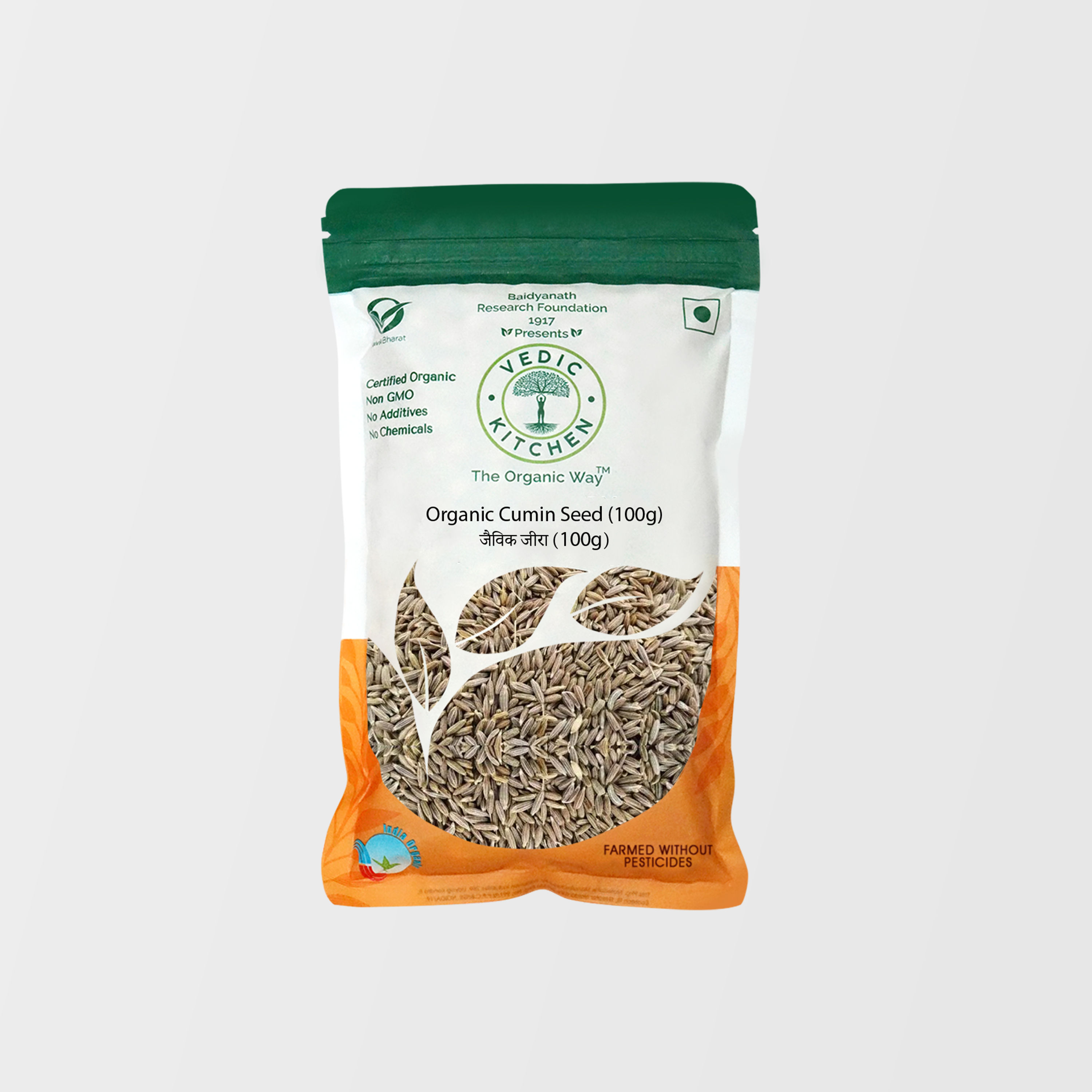 Vedic Kitchen Organic Cumin Seeds-100 gm