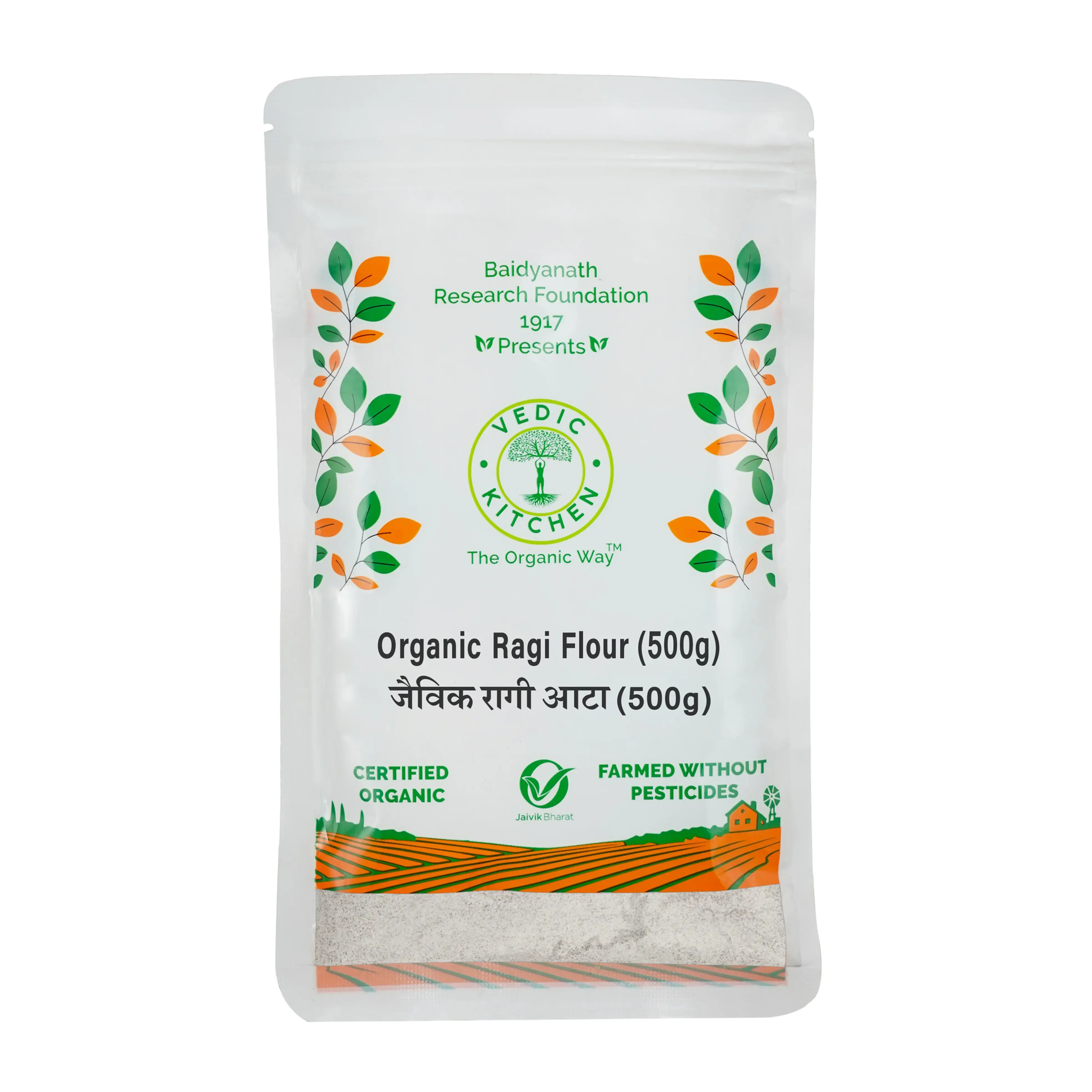 Vedic Kitchen Organic Ragi Flour-500 gm