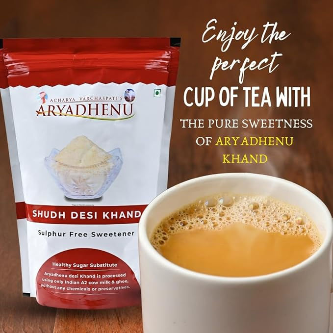 Thumbnail: ARYADHENU Shudh Desi Khand– 100% Natural, Chemical & Sulphur Free - 900 gm