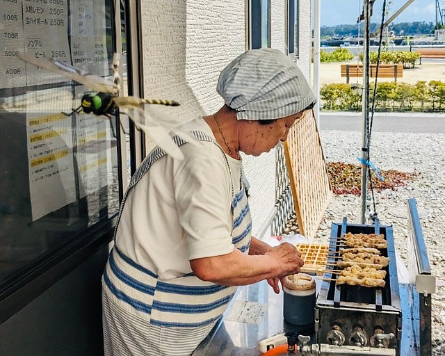 桂島 海水浴場 焼き鳥 海の家