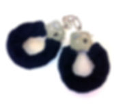 Blue Furry Handcuffs