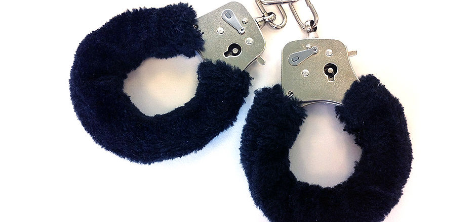 Bleu Furry Menottes