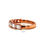 Thumbnail: 14k Rose Gold Ladies East to West Emerald Cut Diamond Band