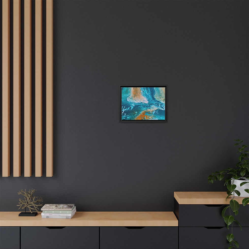 Thumbnail: Framed Printed Canvas - Print 10
