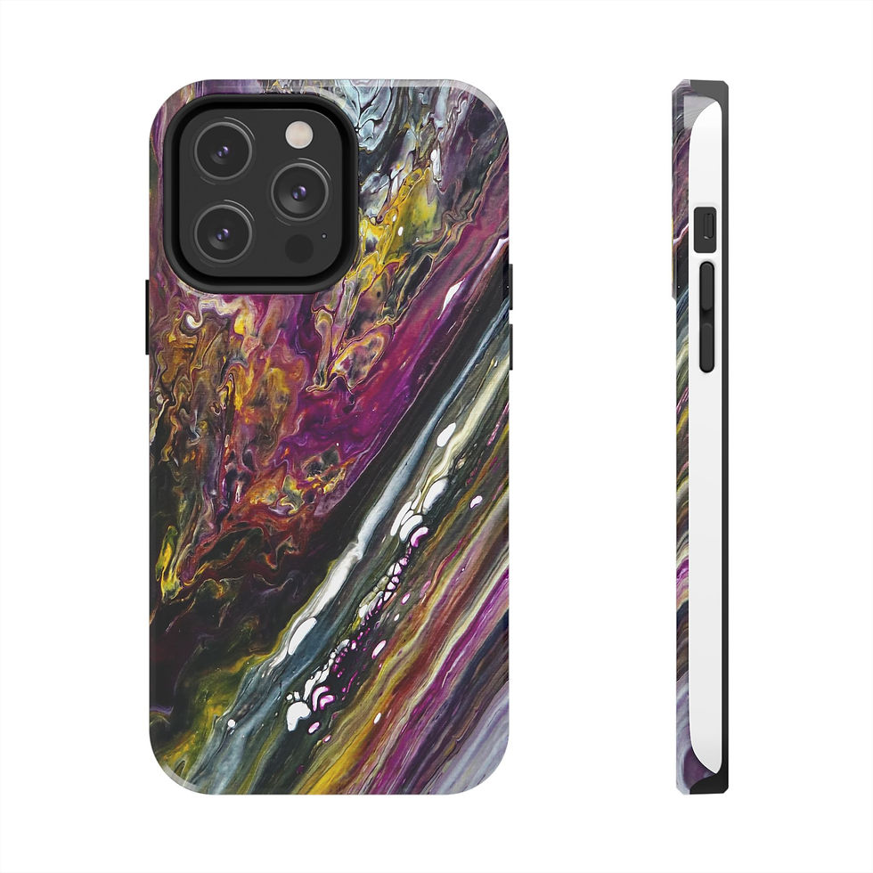 Thumbnail: Tough Phone Case With Gloss Finish - Print 9