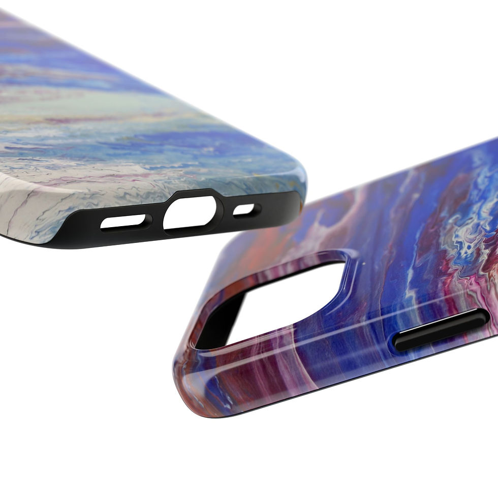 Thumbnail: Tough Phone Case With Gloss Finish - Print 1 