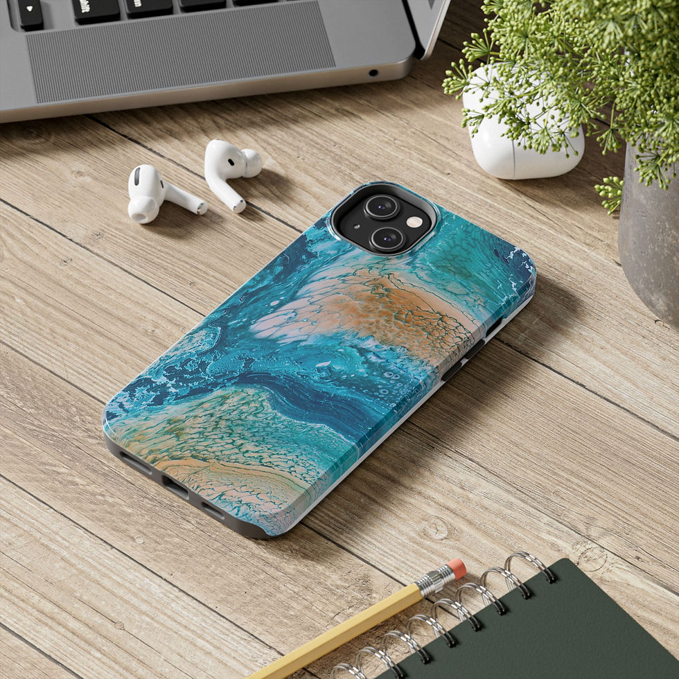 Thumbnail: Tough Phone Case With Gloss Finish - Print 10