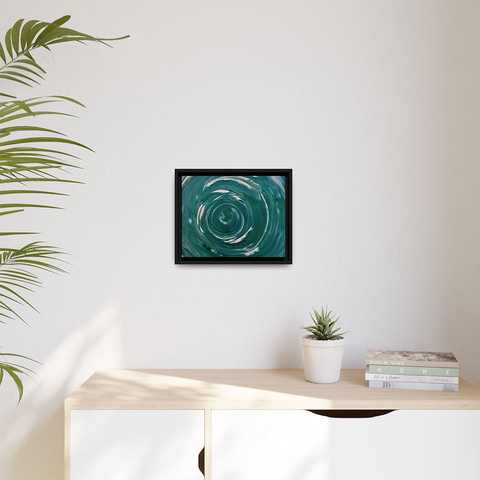 Thumbnail: Framed Printed Canvas - Print 4