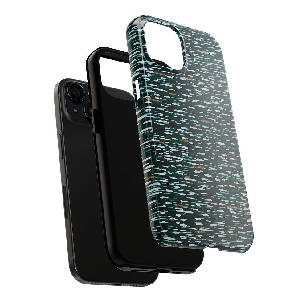 Thumbnail: Tough Phone Case With Gloss Finish - Into the Jungle Print 