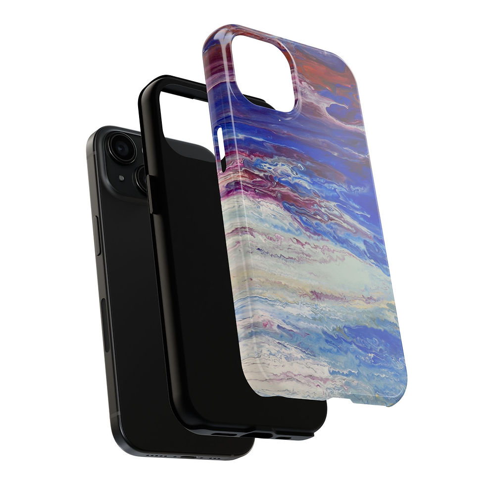 Thumbnail: Tough Phone Case With Gloss Finish - Print 1 