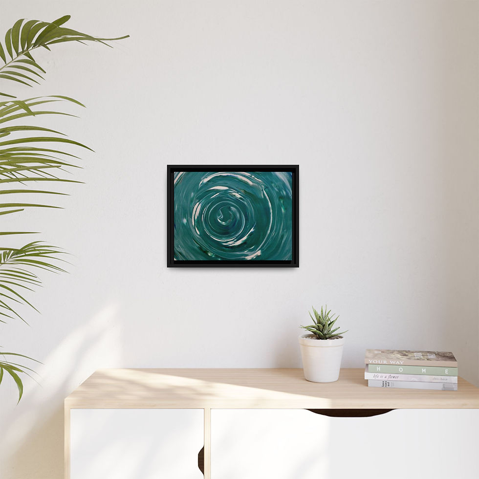 Thumbnail: Framed Printed Canvas - Print 4