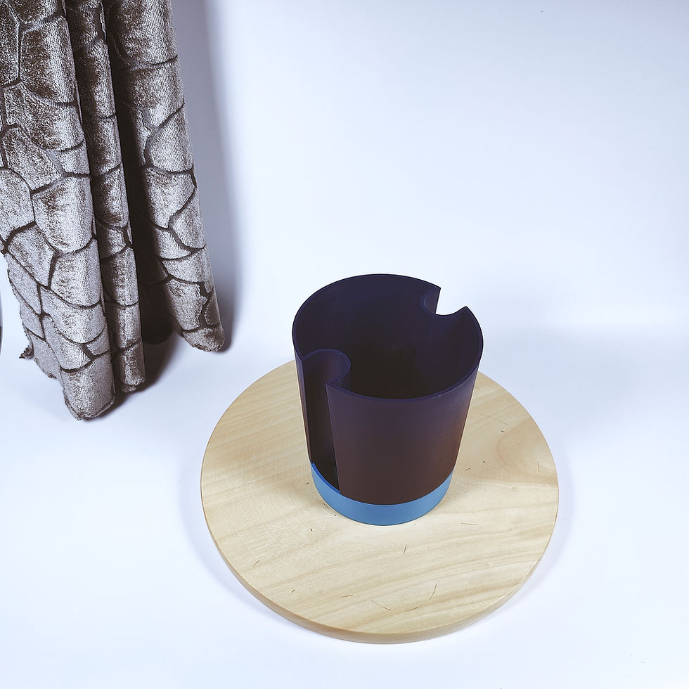 Thumbnail: DnD Shield Rig Unique Premium Self Watering Pot - Blue