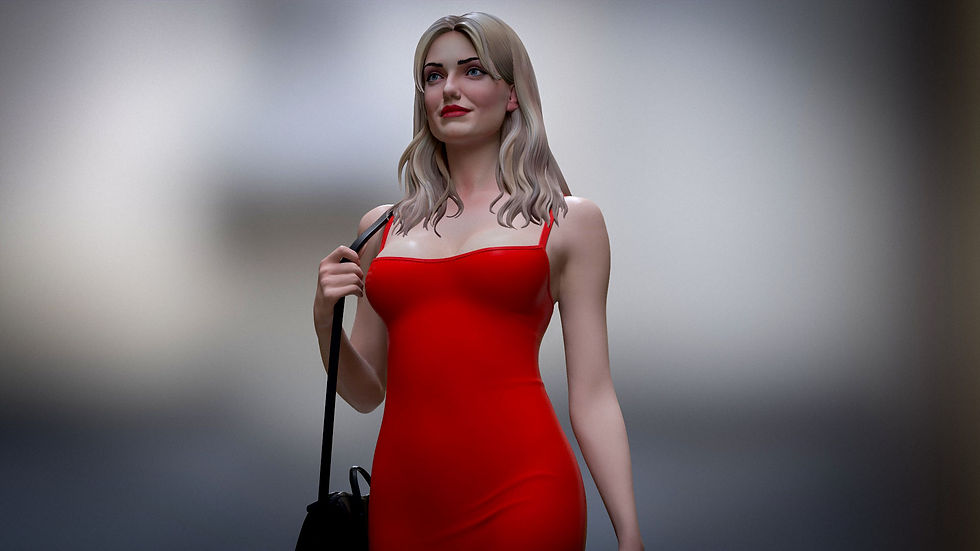 Tina Carlyle (The Mask) Action Figure 18cm RESINA + OMAGGIO SPILLA 58 MM