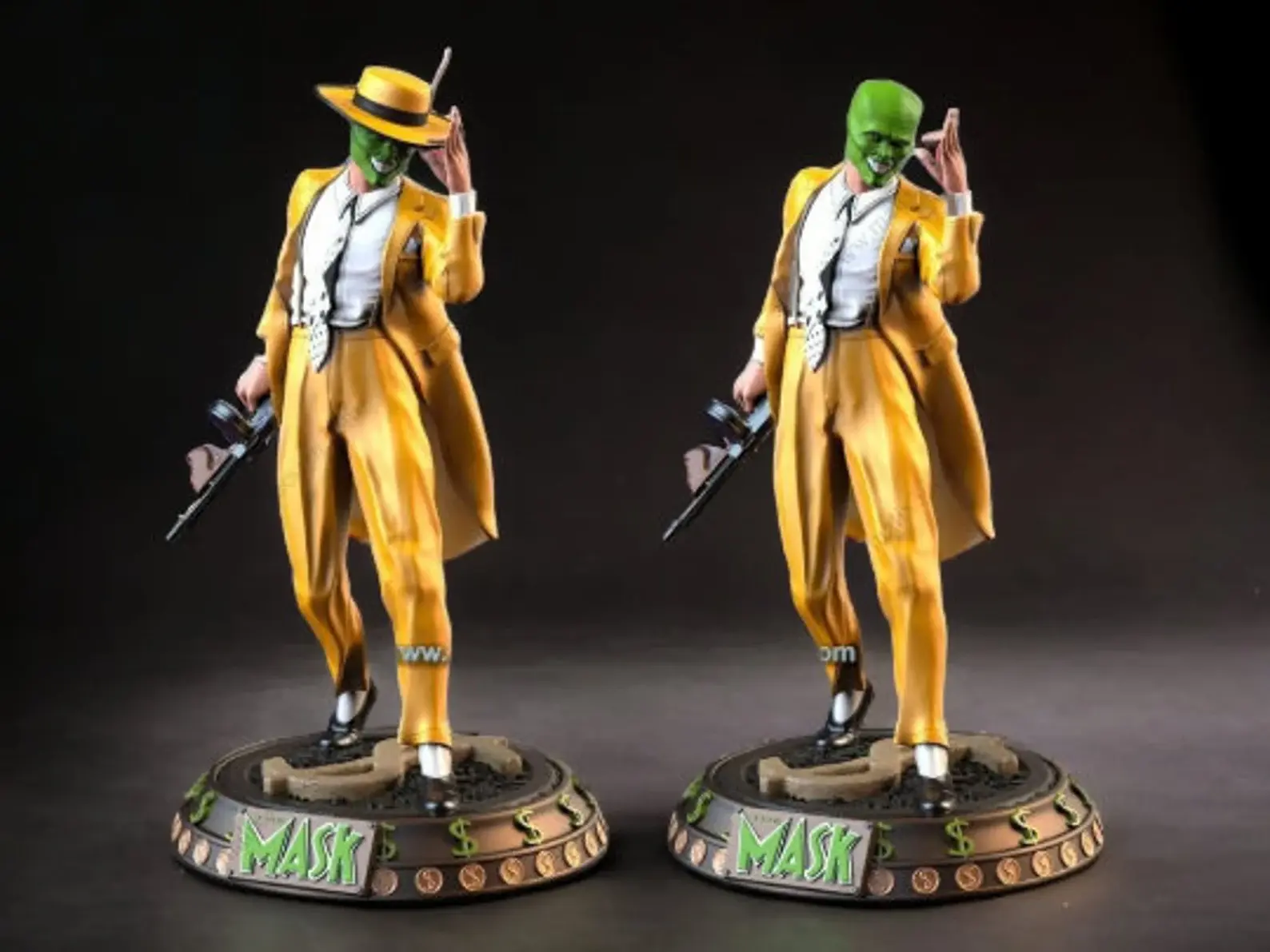 The Mask Stampa 3D 19 cm Non Dipinto Non Assemblato