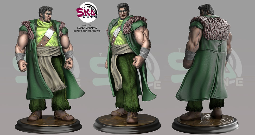 FUDO Personaggi (Ken il guerriero) Action Figure + OMAGGIO DIPINTO