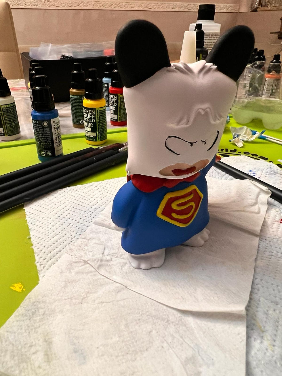 Hello Spank 12 cm, STAMPA 3D, + omaggio , MODELLO dipinto RESINA 3D