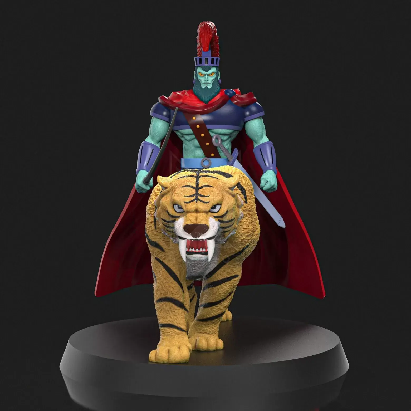 DUCA Gorgon Mazinger Z  Duque Gorgon Archduke  Action Figure DIPINTO A MANO