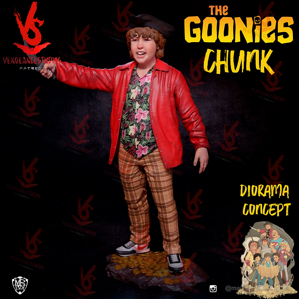 The Goonies Chunk Action Figures +OMAGGIO SPILLA 58