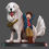 Miniatura: Belle e Sebastien Anime 16 cm Action Figure Resina Cartone Animato 80 + OMAGGIO