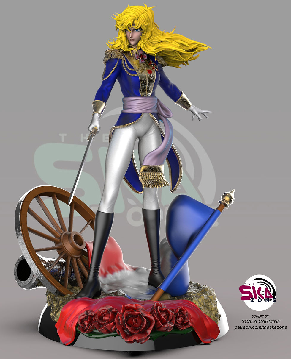 LADY OSCAR (3° Versione) 40 cm Action Figure Berusaiyu no bara ベルサイユのばら