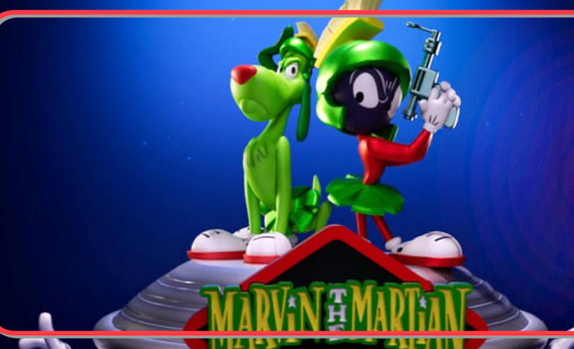 Marvin Martian K 9 Looney Tunes Action Figure +OMAGGIO SPILLA