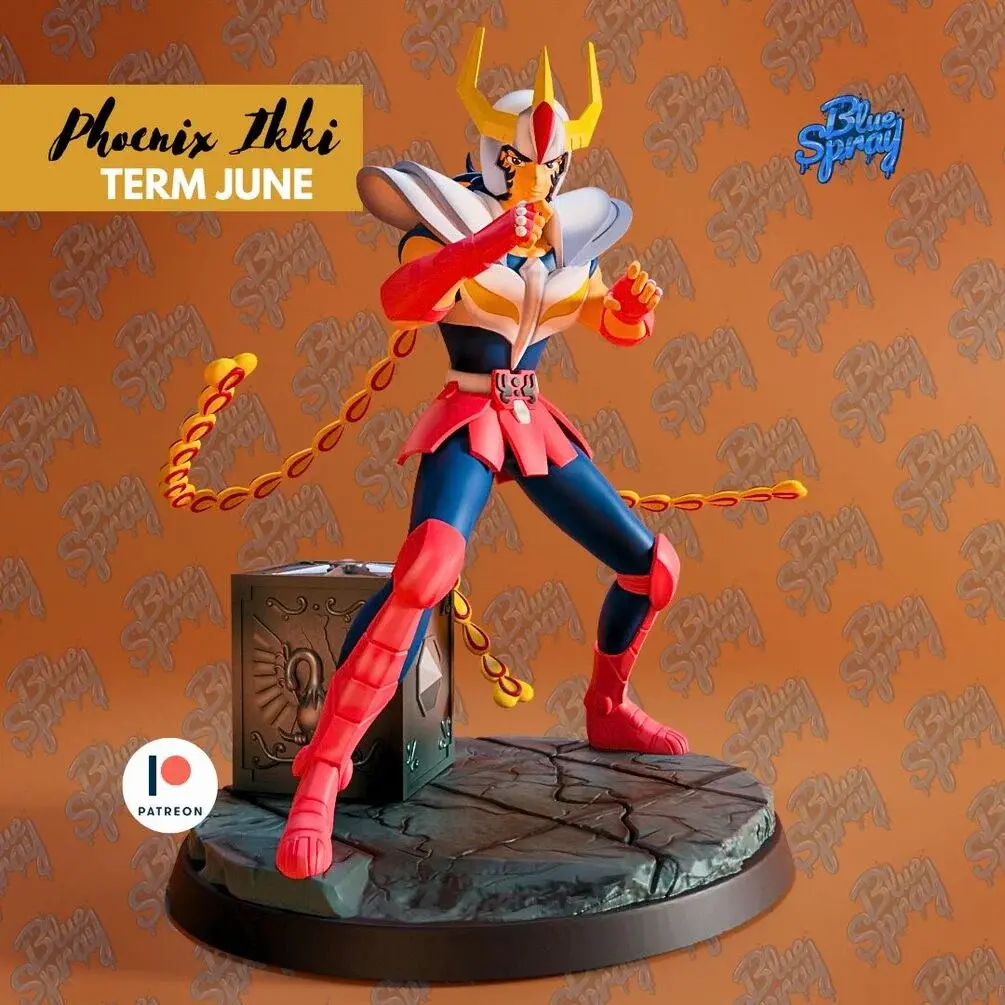 Phoenix - Ikki (I Cavalieri dello zodiaco) Action Figure DIPINTO