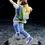 Miniatura: Pokemon Ash e Pika Stampa 3D 19 cm Figura Modellino Non Dipinto Non Assemblato