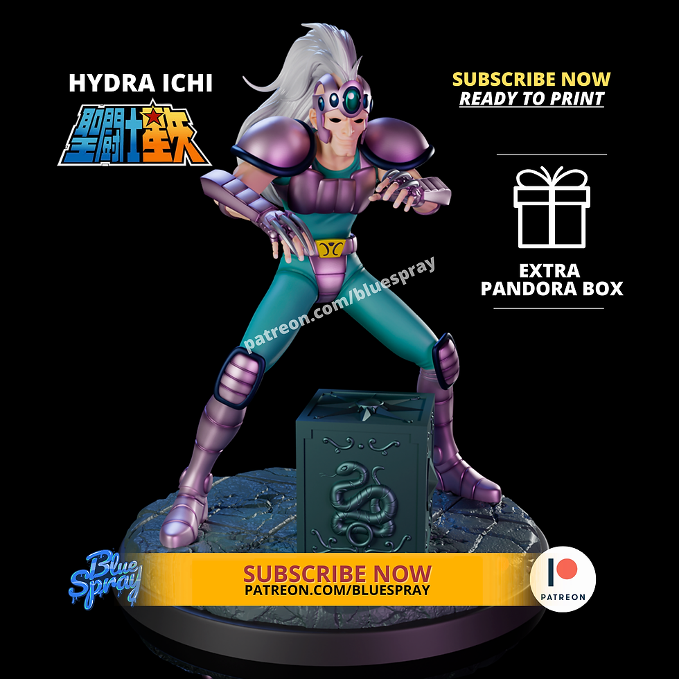 HYDRA ICHI (I Cavalieri dello Zodiaco) ACTION FIGURE DIPINTO