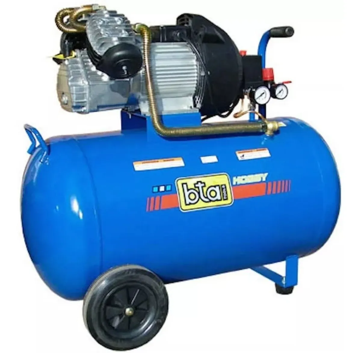 Compresor Aire 100 Litros Motor 3 Hp Bta