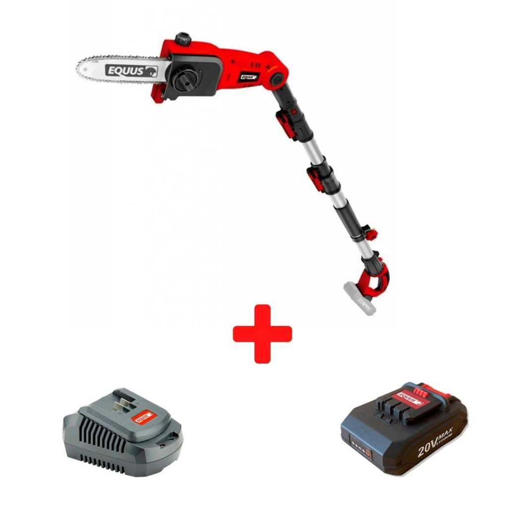 Motosierra Podadora de Altura Inalámbrica Equus + Bateria + Cargador