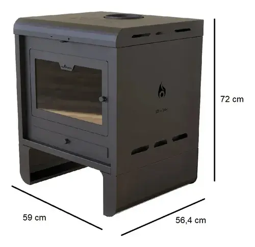 Miniatura: Calefactor Tromen Pehuen P14 120m2  14000 Kcal/h