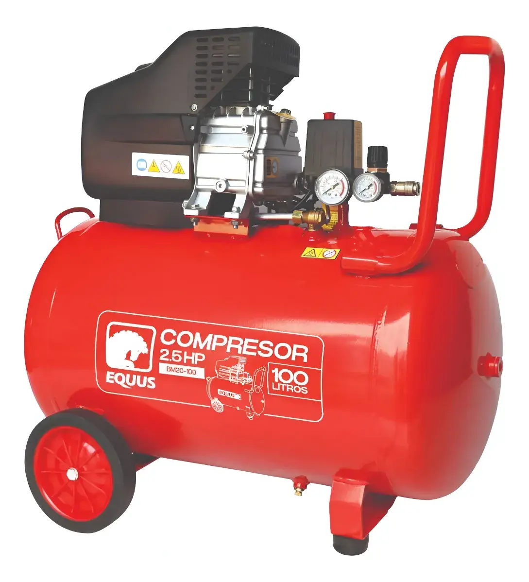 Compresor 2.5 Hp 100 Lts Equus