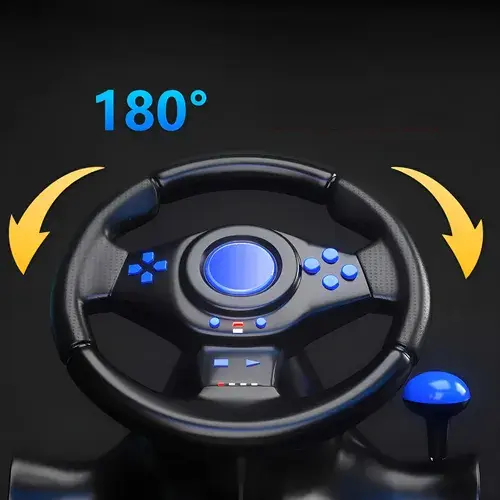 Miniatura: Volante De Carreras 3 En 1 Volante Pedal Y Joystick