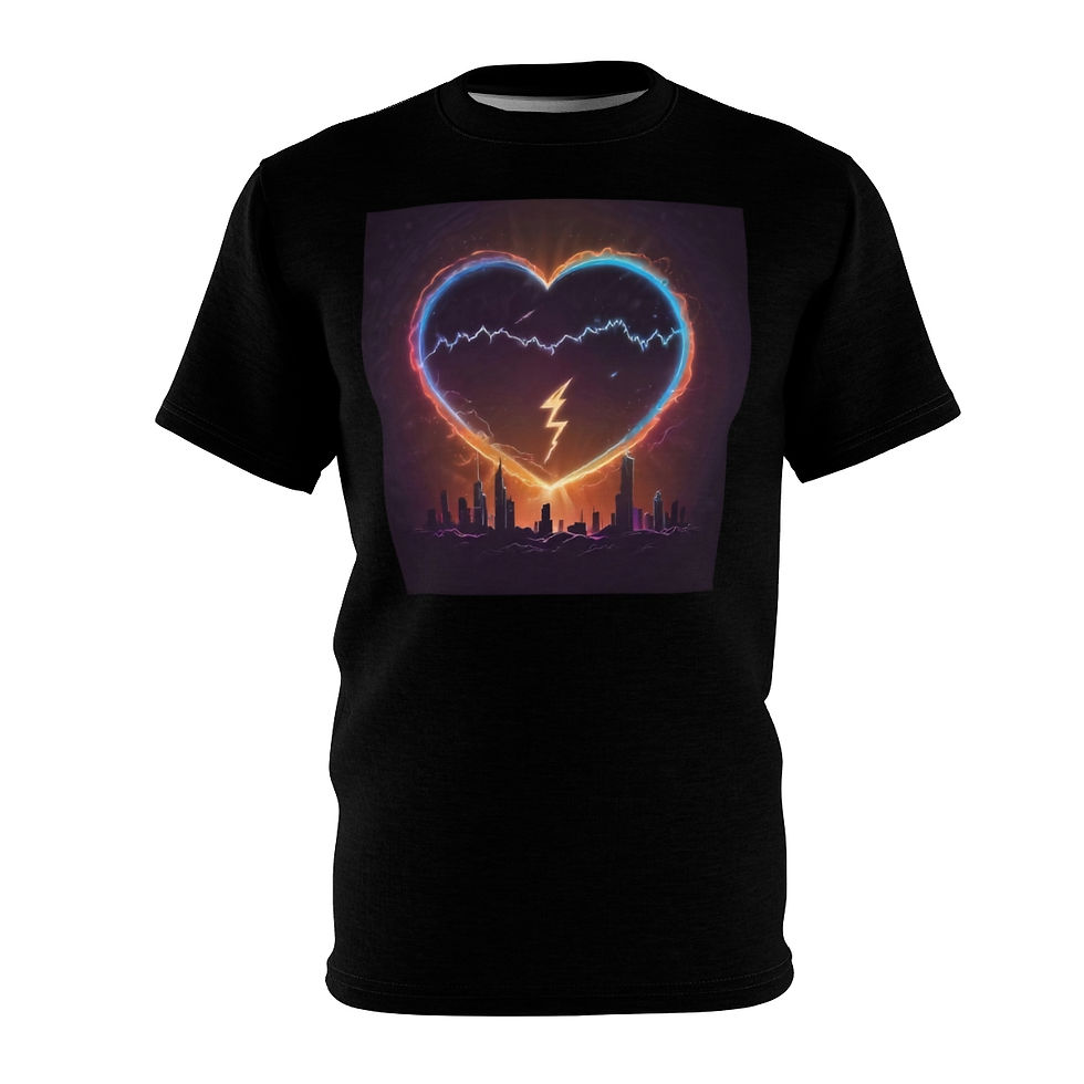 Thumbnail: Electric Love Festival. Unisex Cut & Sew Tee (AOP)