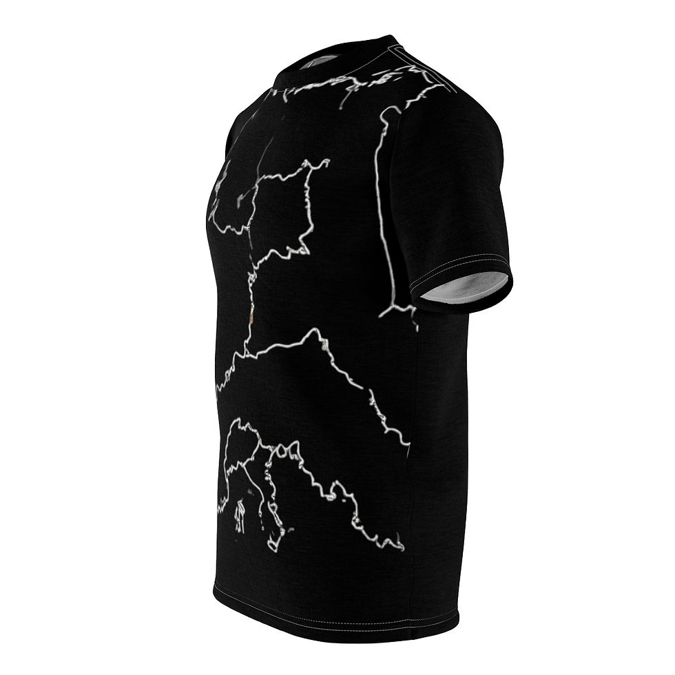Thumbnail: Estonia T-shirt. Unisex Cut & Sew Tee (AOP)