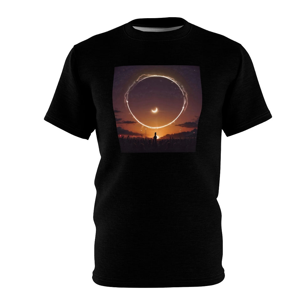 Thumbnail: Glatt und Verkehrt world music festival Unisex Cut & Sew Tee (AOP)