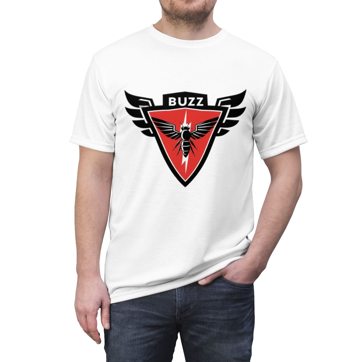 Unisex Cut & Sew Tee (AOP) D.buzz community