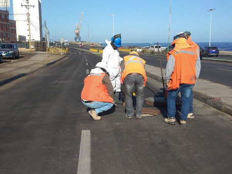 AGUAS ANTOFAGASTA INICIA OBRAS DE REPOSICIÓN DE REDES DE AGUAS SERVIDAS EN SECTOR LAS ROCAS