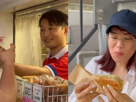 YOUTUBER JAPONÉS SE ENAMORÓ DEL COMPLETO CHILENO Y AHORA LOS VENDE EN SU PAÍS