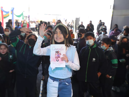 ESCRITORA MÁS PEQUEÑA DE CHILE: CANELA CORTÉS DE 10 AÑOS LANZÓ SU PRIMER LIBRO EN FILZIC 2022