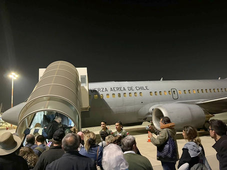 DESPEGA SEGUNDO VUELO HUMANITARIO DESDE TEL AVIV CON 51 PASAJEROS CHILENOS