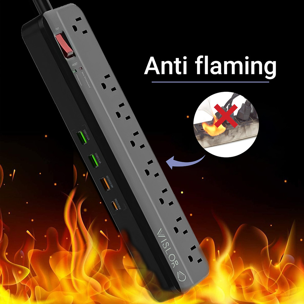 Thumbnail: WS2301, Surge Protector Power bar with USB C fast charge