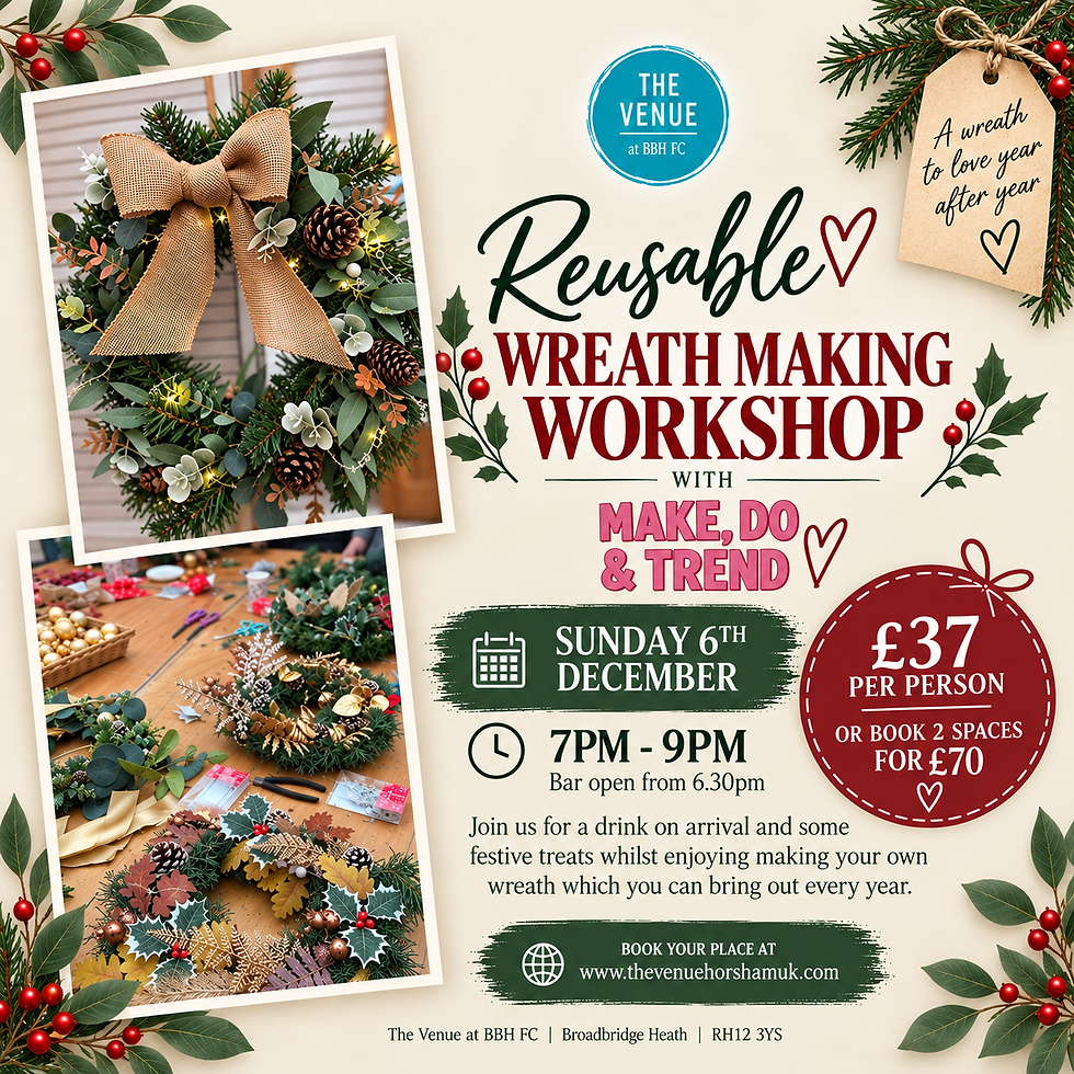 Reusable Christmas Wreath Making Workshop