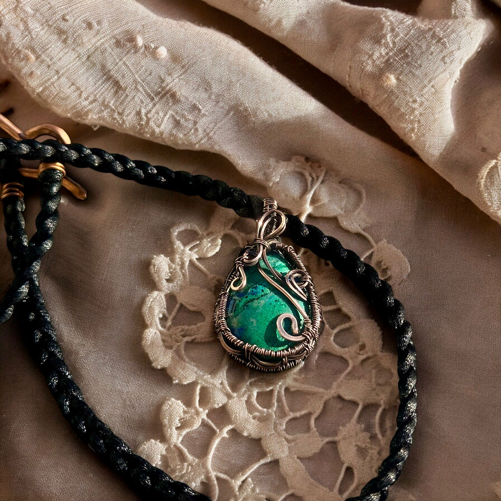 Thumbnail: Azurite Malachite Pendant