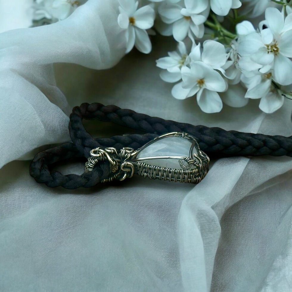 Thumbnail: Sterling Silver Moonstone Pendant