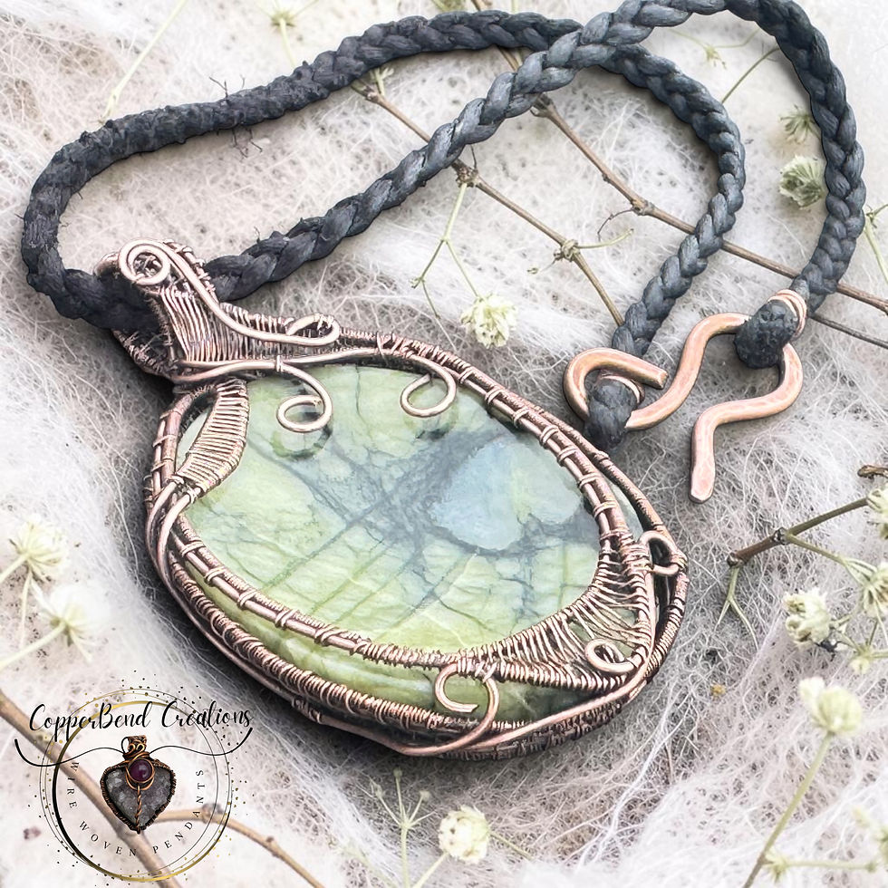 Thumbnail: Double sided Serpentine Pendant 