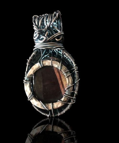 Thumbnail: Red Tiger Eye Pendant (cur unavailable due to donation auction)