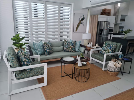 Seating Nook in Mauritian home